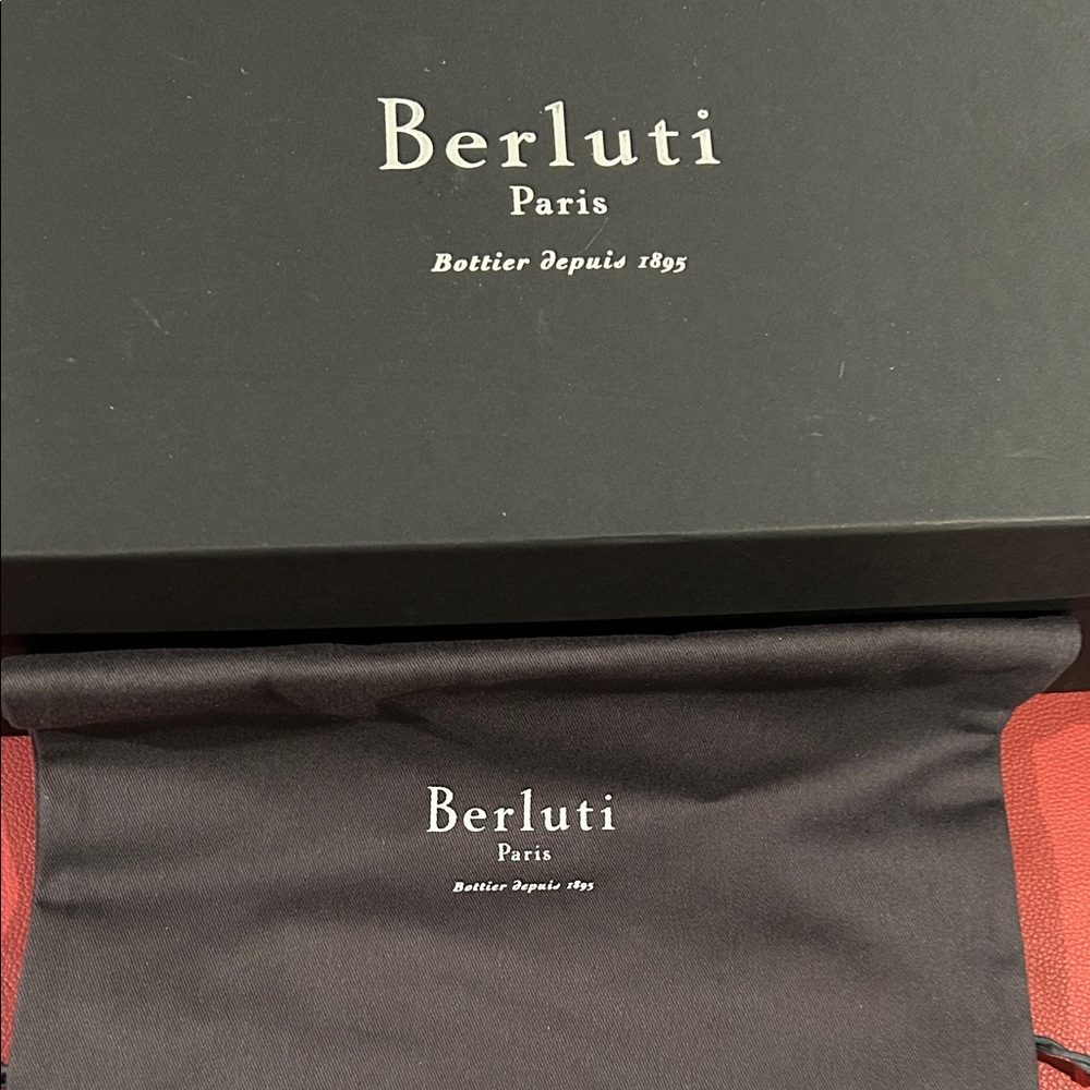 Berluti Shadow Knit Men's Sneakers - Picture 9 of 12
